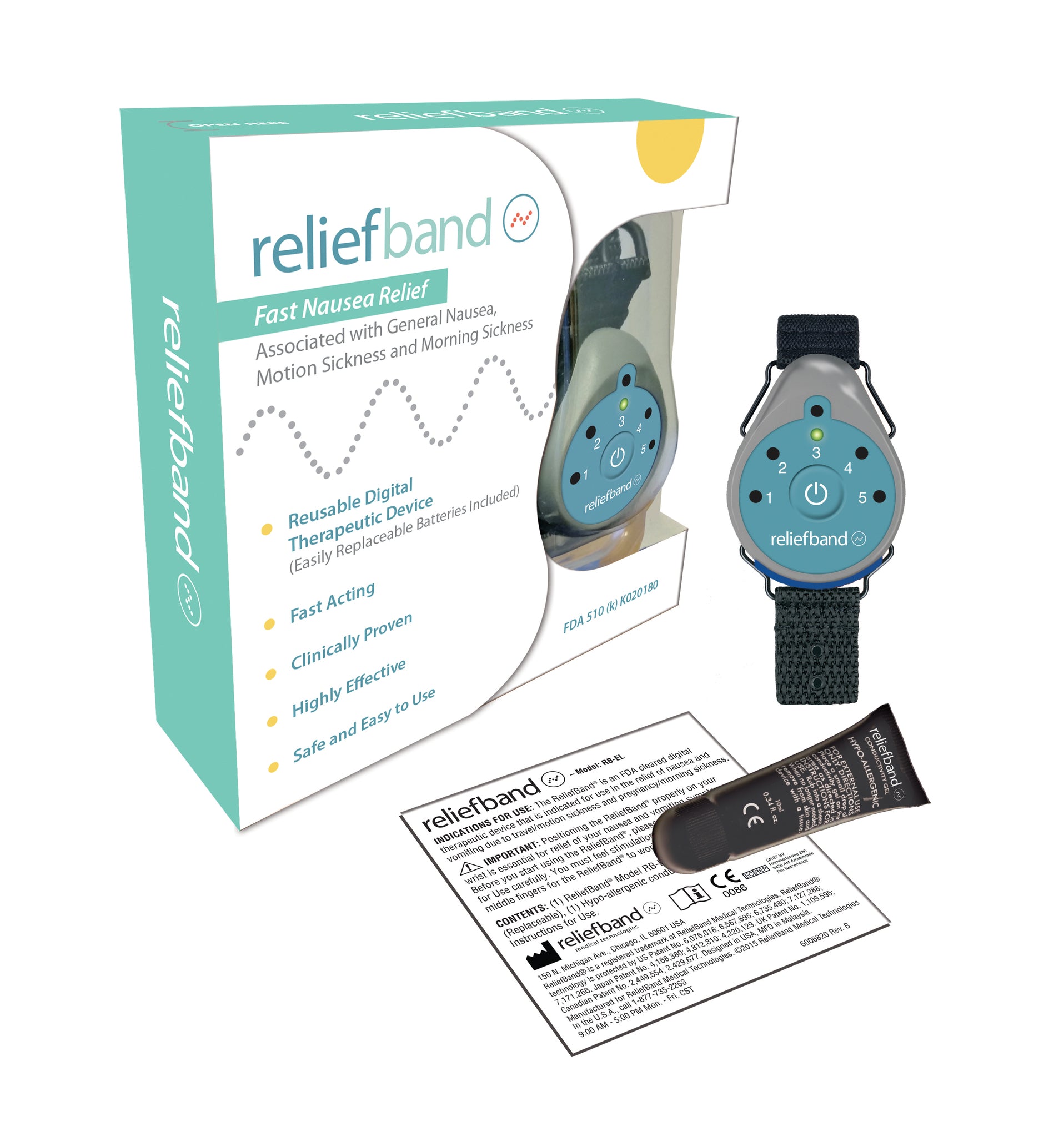 RELIEFBAND® CLASSIC ANTI-NAUSEA WRISTBAND