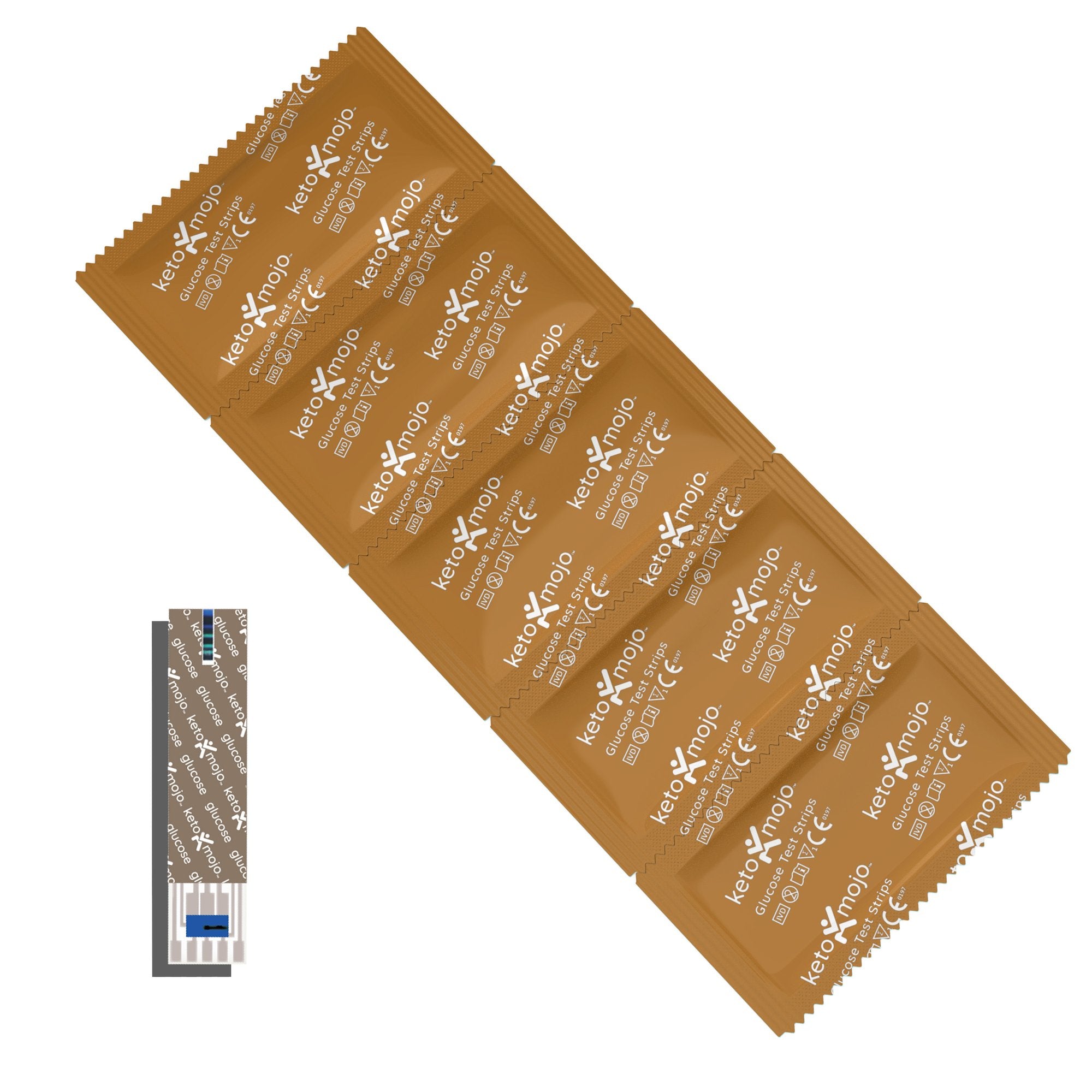Keto-Mojo glucose test strips