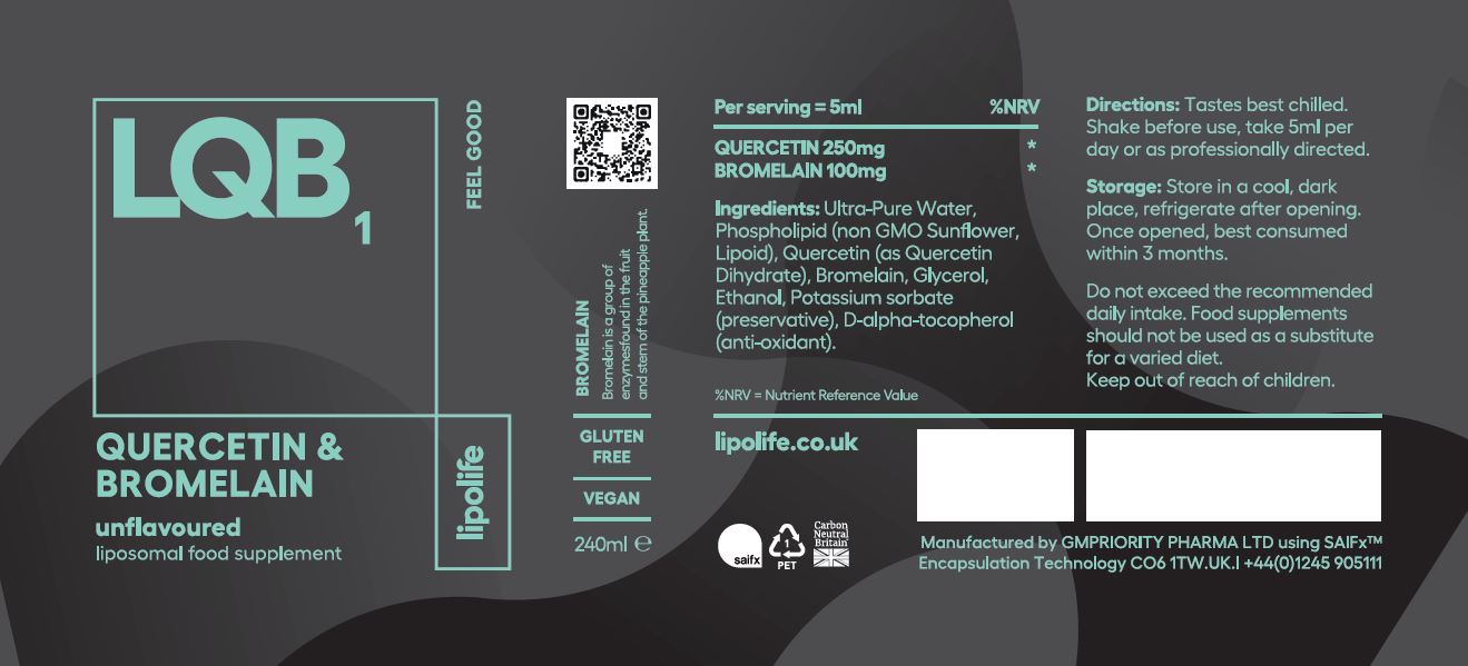 LIPO LIFE - LQB1 QUERCETIN, BROMELAIN
