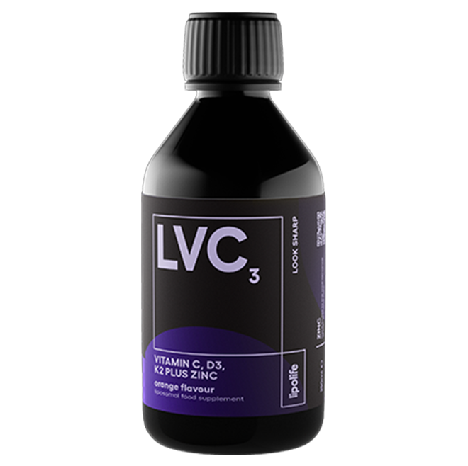 LIPO LIFE - LVC3 VITAMIN C, D3, K2 + ZINC
