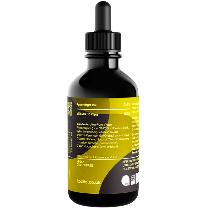 LIPO LIFE - LVD1 VITAMIN D3 AND VITAMIN K2