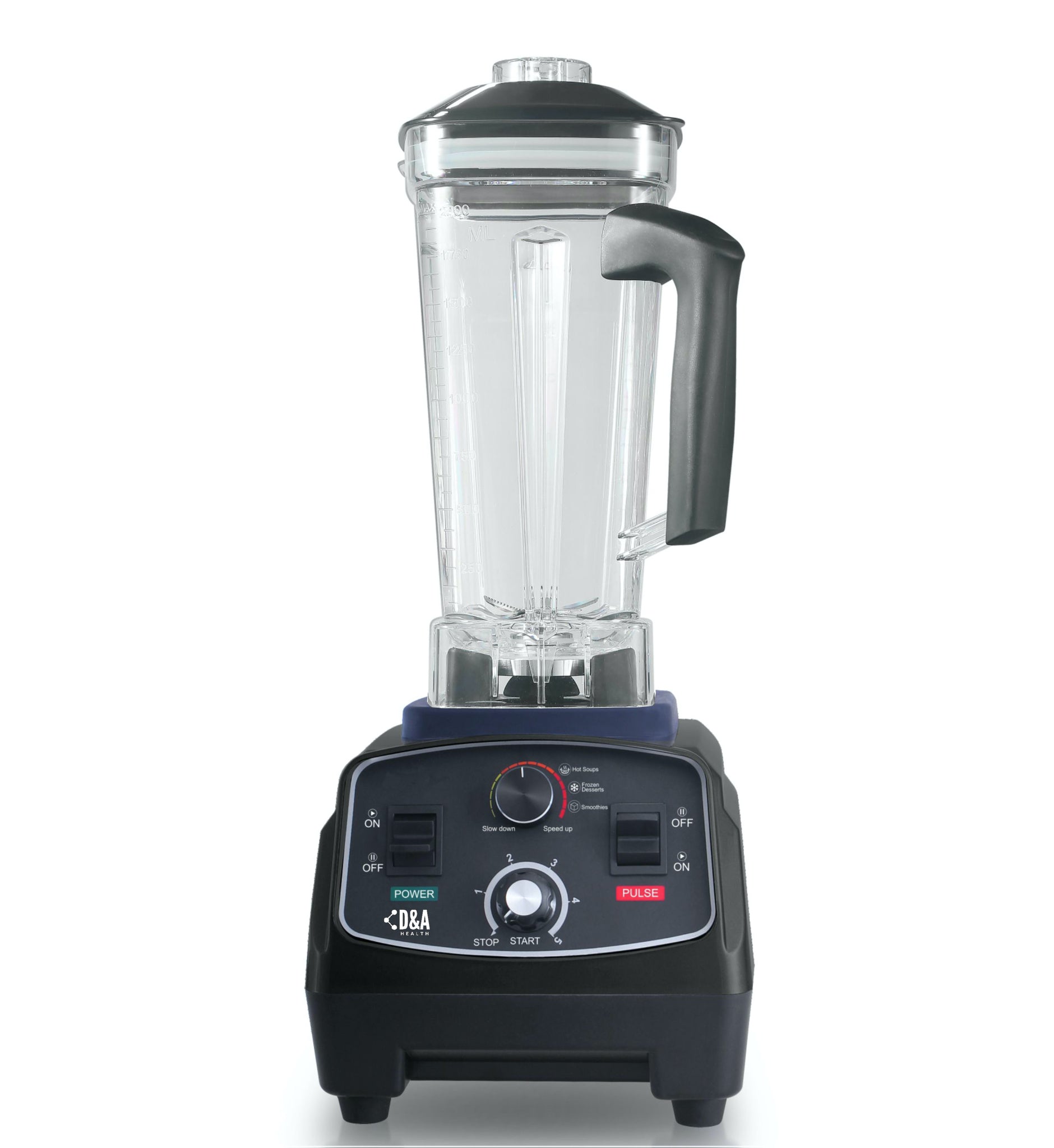 D&A HEALTH - ULTIMATE TURBO BLENDER - 2,200W & 2,000ML JUG