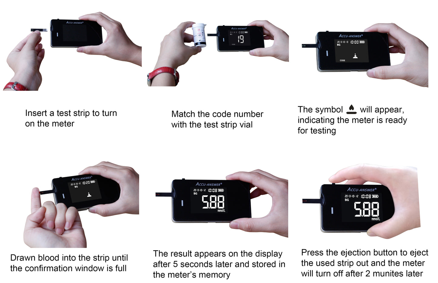 ACCU-ANSWER® ISAW® - 4 IN 1 - BLOOD TEST METER ONLY