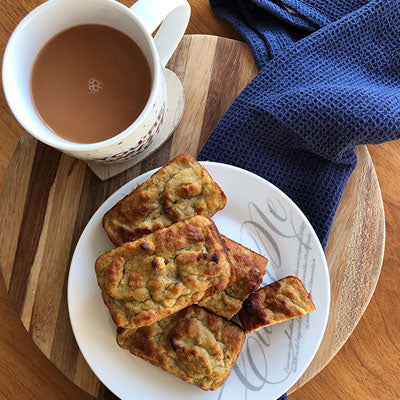 Banana Walnut Coconut Flour Muffins  I  Gluten free & Paleo