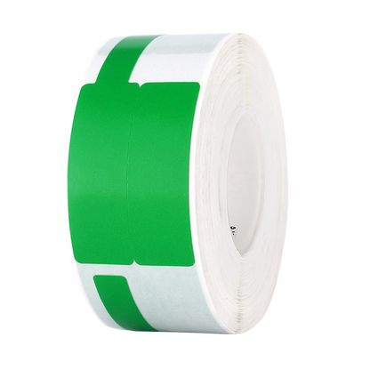 NB250 - NIIMBOT - B1 / B21 / B3S / B4 - 25X78MM - 100 LABELS PER ROLL - CABLE / JEWELLERY - GREEN