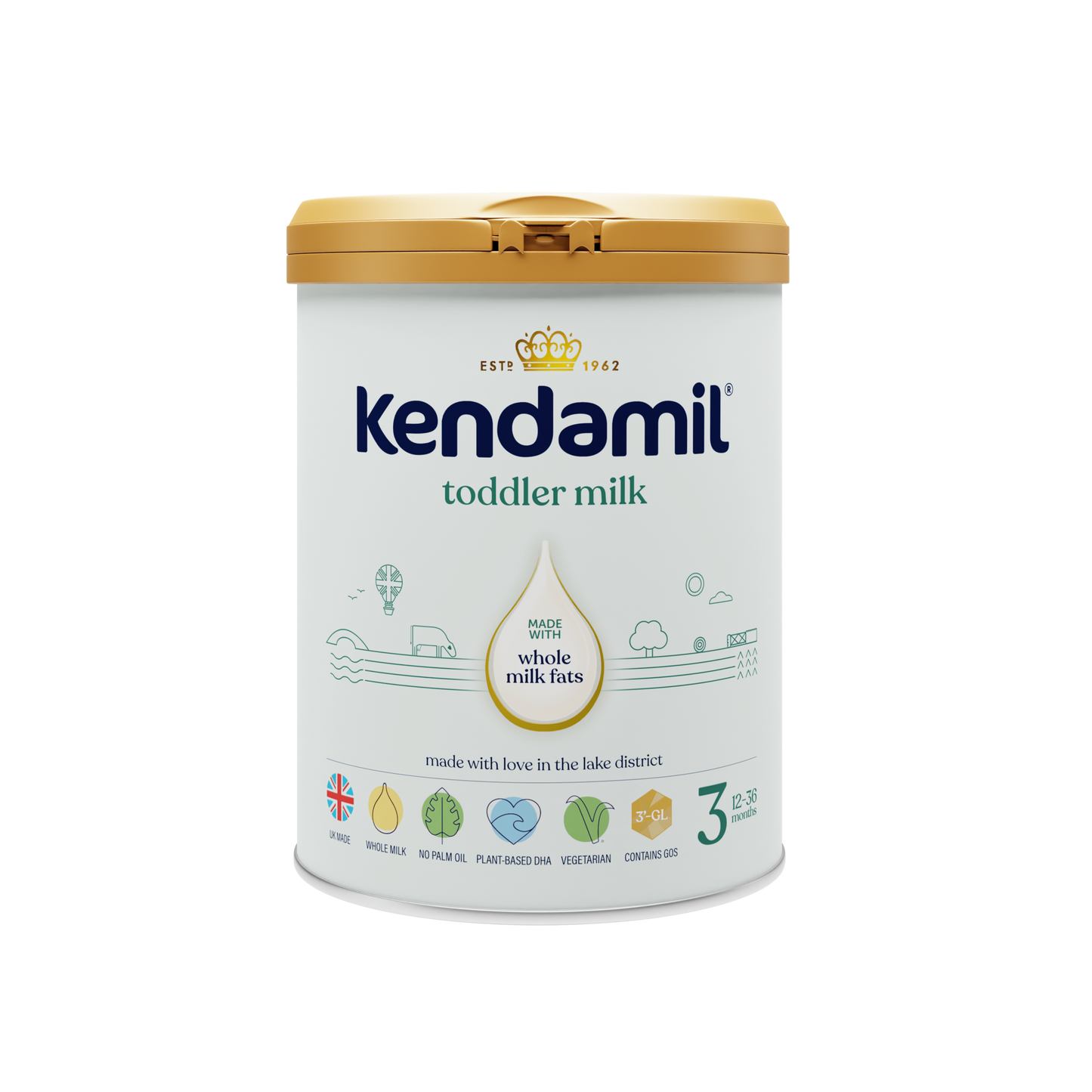 KENDAMIL - CLASSIC TODDLER MILK BABY FORMULA - STAGE 3, 12-36 MONTHS, 800G