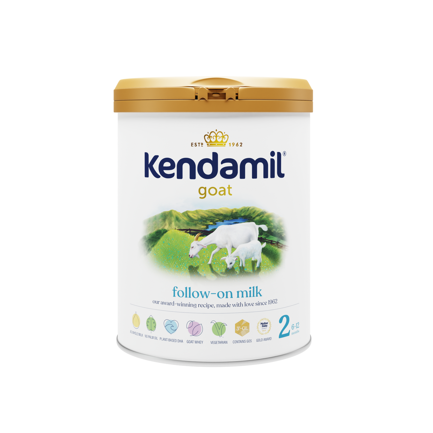 KENDAMIL - GOAT FOLLOW-ON MILK BABY FORMULA - STAGE 2, 6-12 MONTHS, 800G