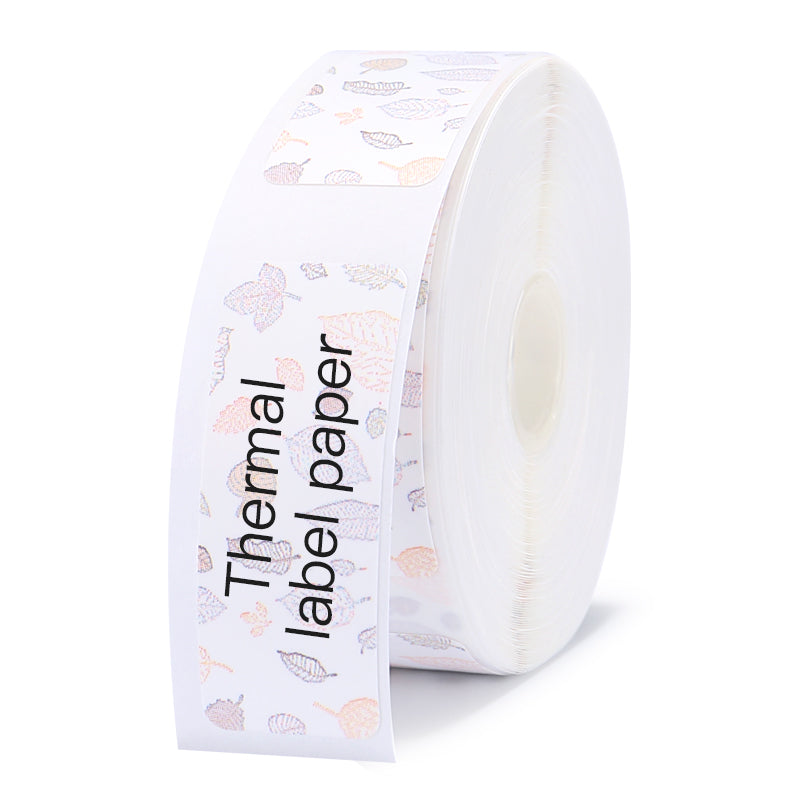 NB126 - NIIMBOT - D11 / D101 / D110 / H1S - 12X30MM - 210 THERMAL LABELS - MAPLE LEAF DESIGN