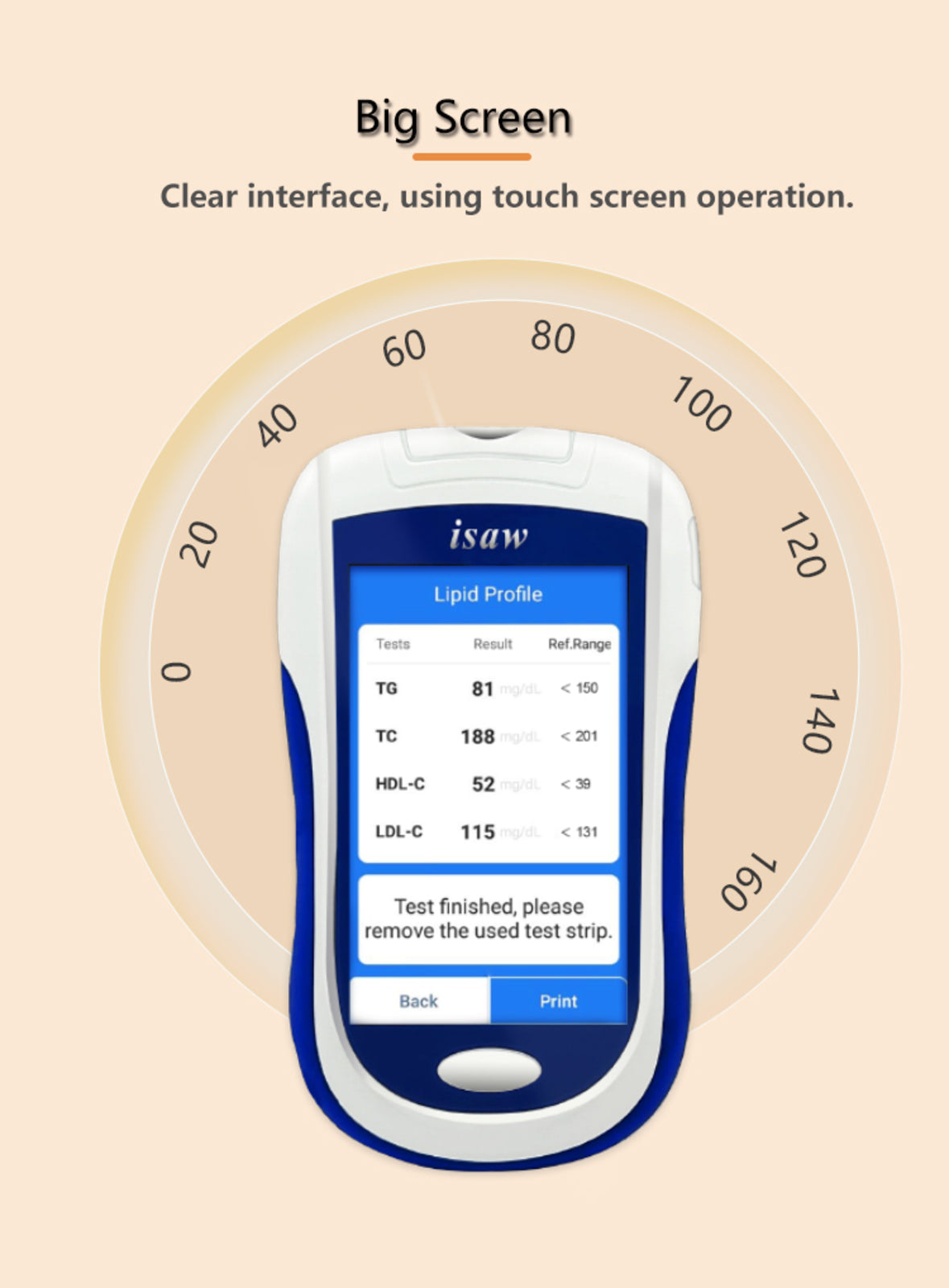 ACCU-ANSWER - ISAW - 9 IN 1 - MULTI-MONITORING BLOOD & URINE METER TEST KIT INCLUDING STRIPS