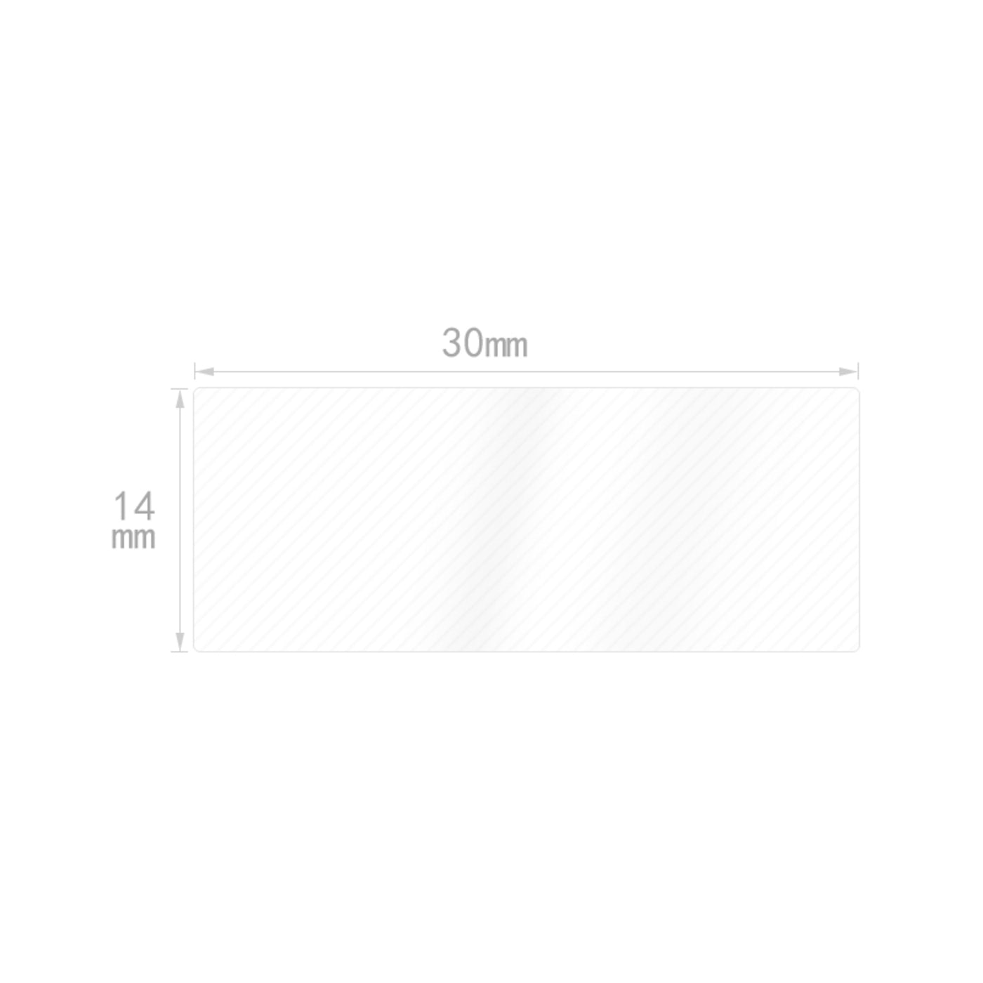 NB108 - NIIMBOT - D11 / D101 / D110 - 14*30MM - 210 LABELS PER ROLL - TRANSPARENT
