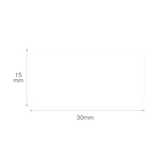 NB106 - NIIMBOT - D11 / D101 / D110 - 15*30MM - 210  LABELS PER ROLL - WHITE