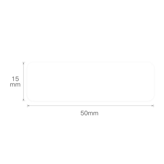 NB107 - NIIMBOT - D11 / D101 / D110 - 15*50MM - 130 LABELS PER ROLL - WHITE