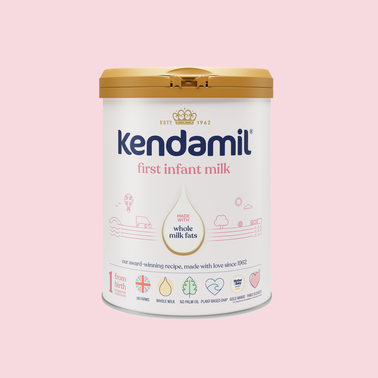 KENDAMIL - CLASSIC FIRST INFANT MILK BABY FORMULA - STAGE 1, 0-6 MONTHS, 800G