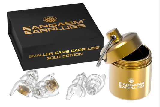 EARGASM SMALLER EARS EARPLUGS: GOLD EDITION