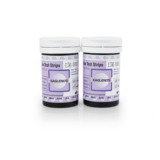 EAGLENOS - GLUCOSE BLOOD TEST STRIPS (EN200R1) - BOX OF 50