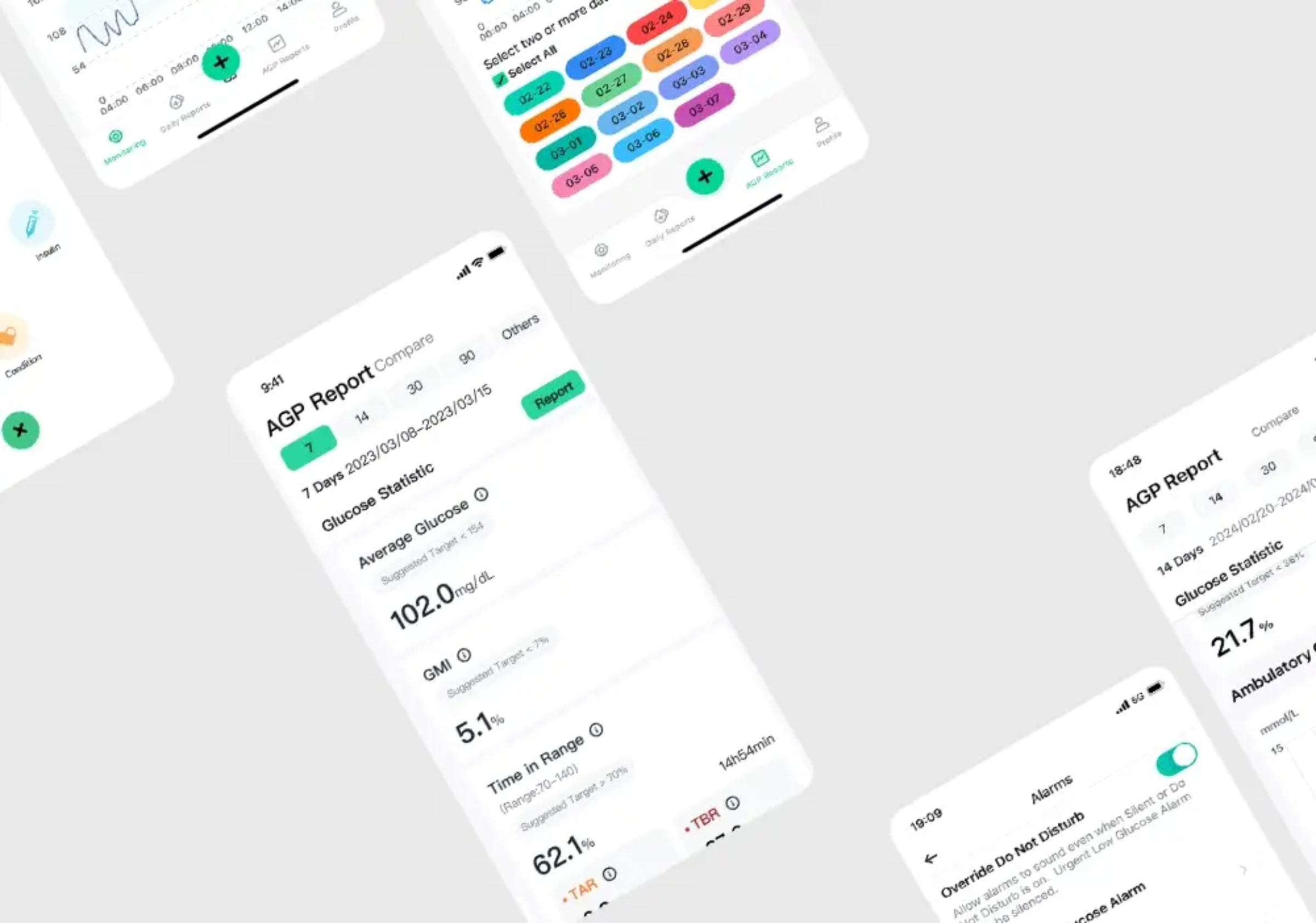 SIBIONICS - GS1 - CONTINUOUS GLUCOSE MONITORING SYSTEM (CGM) - 14 DAYS - +3 YEARS