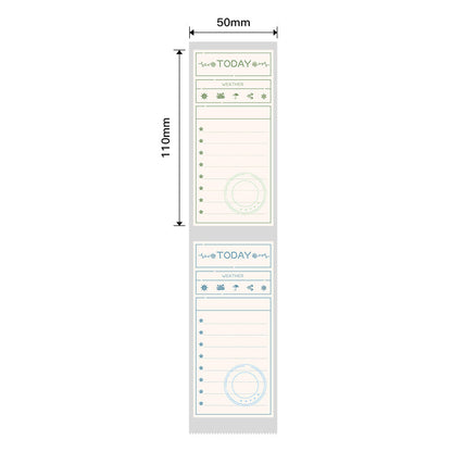 NB462 - NIIMBOT - B1 / B21 / B3S / B4 - 50X110MM - 70 THERMAL LABELS - TO DO LIST DESIGN
