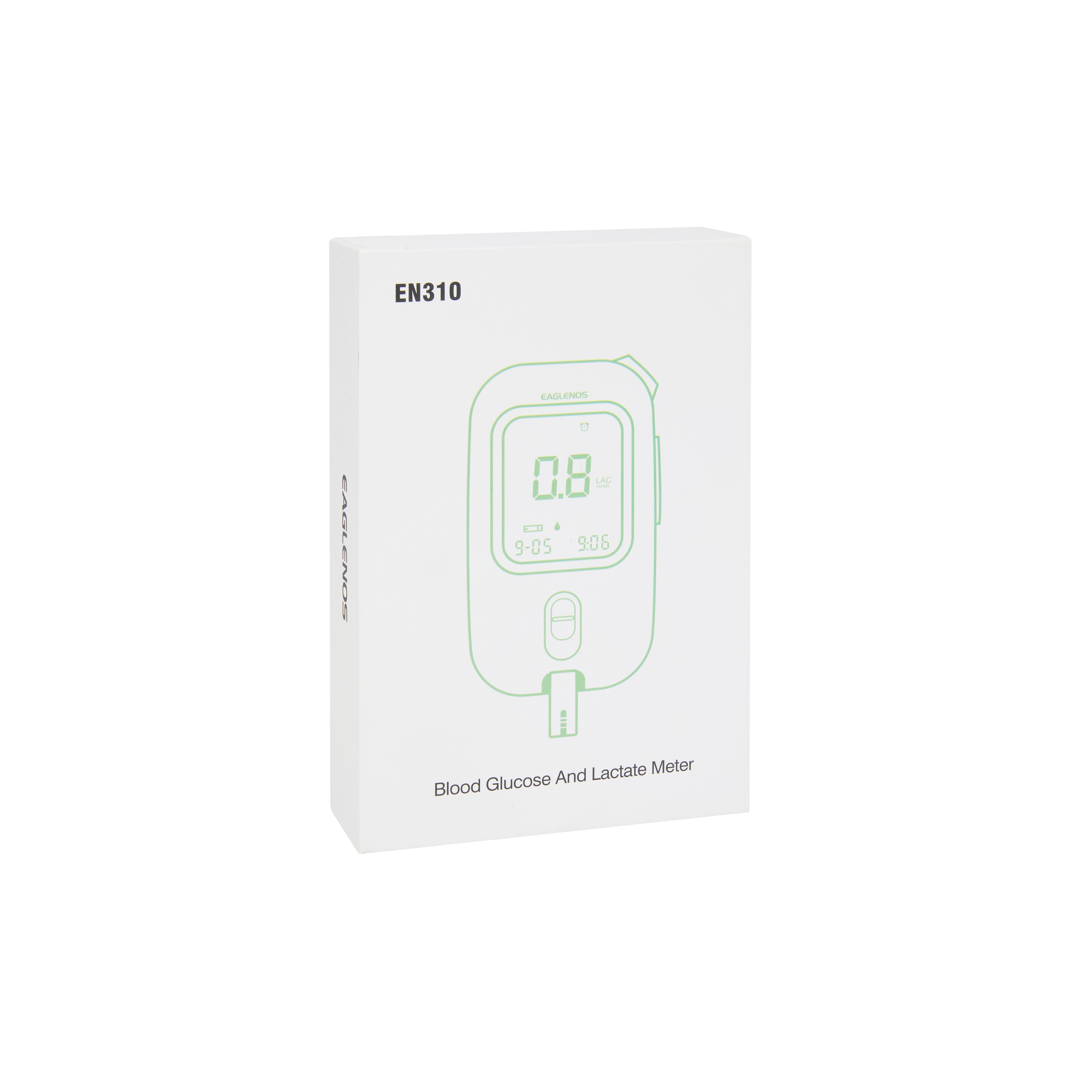 EAGLENOS - LACTATE START-UP BLOOD TEST METER KIT (EN310) - INCLUDES 50 LACTATE STRIPS