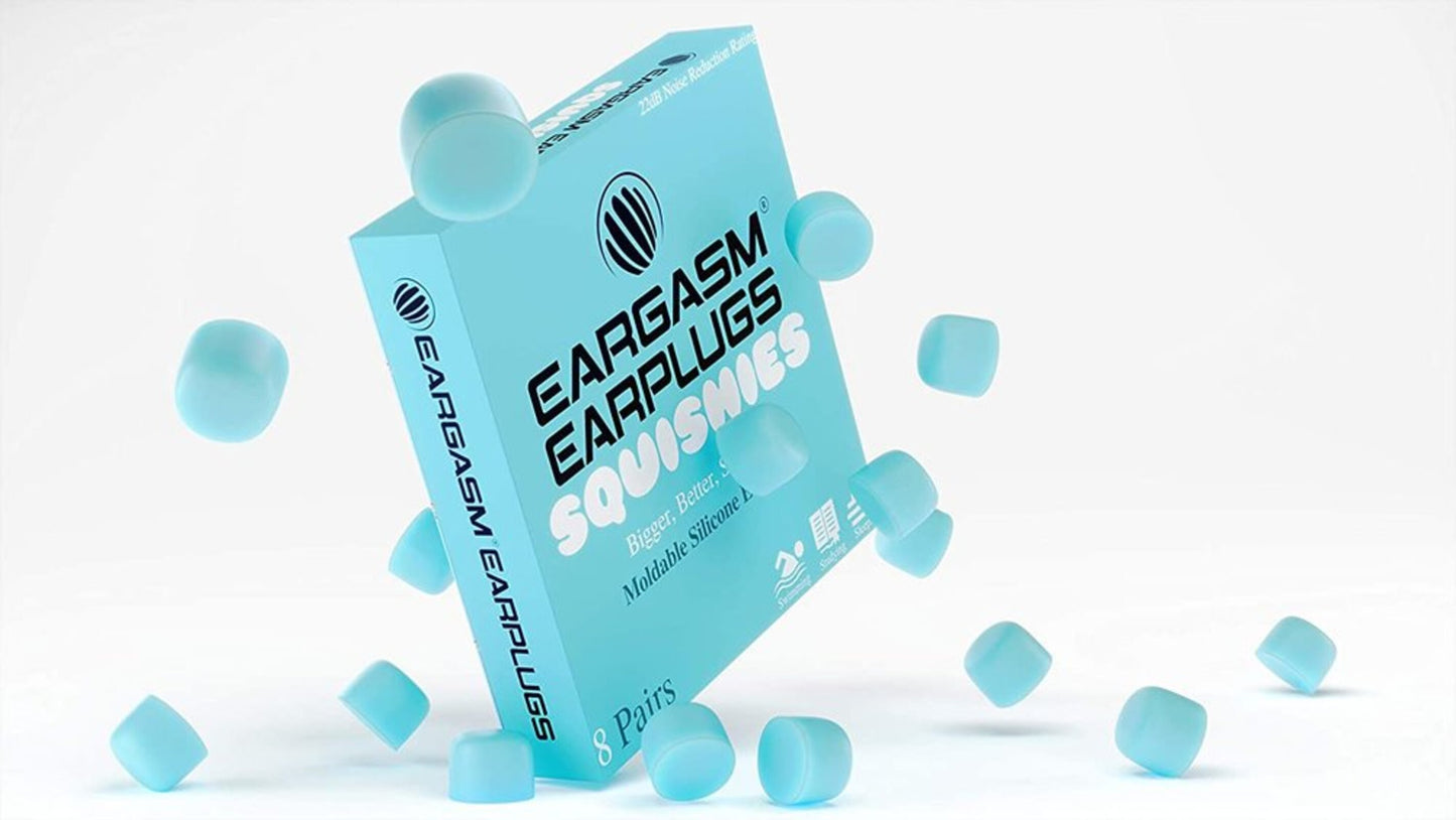 EARGASM SQUISHIES - MOLDABLE SILICONE EARPLUGS