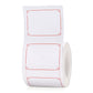 NB188 - NIIMBOT - B1 / B21 / B3S - 40X30MM - 230 LABELS PER ROLL - RED BORDER DESIGN