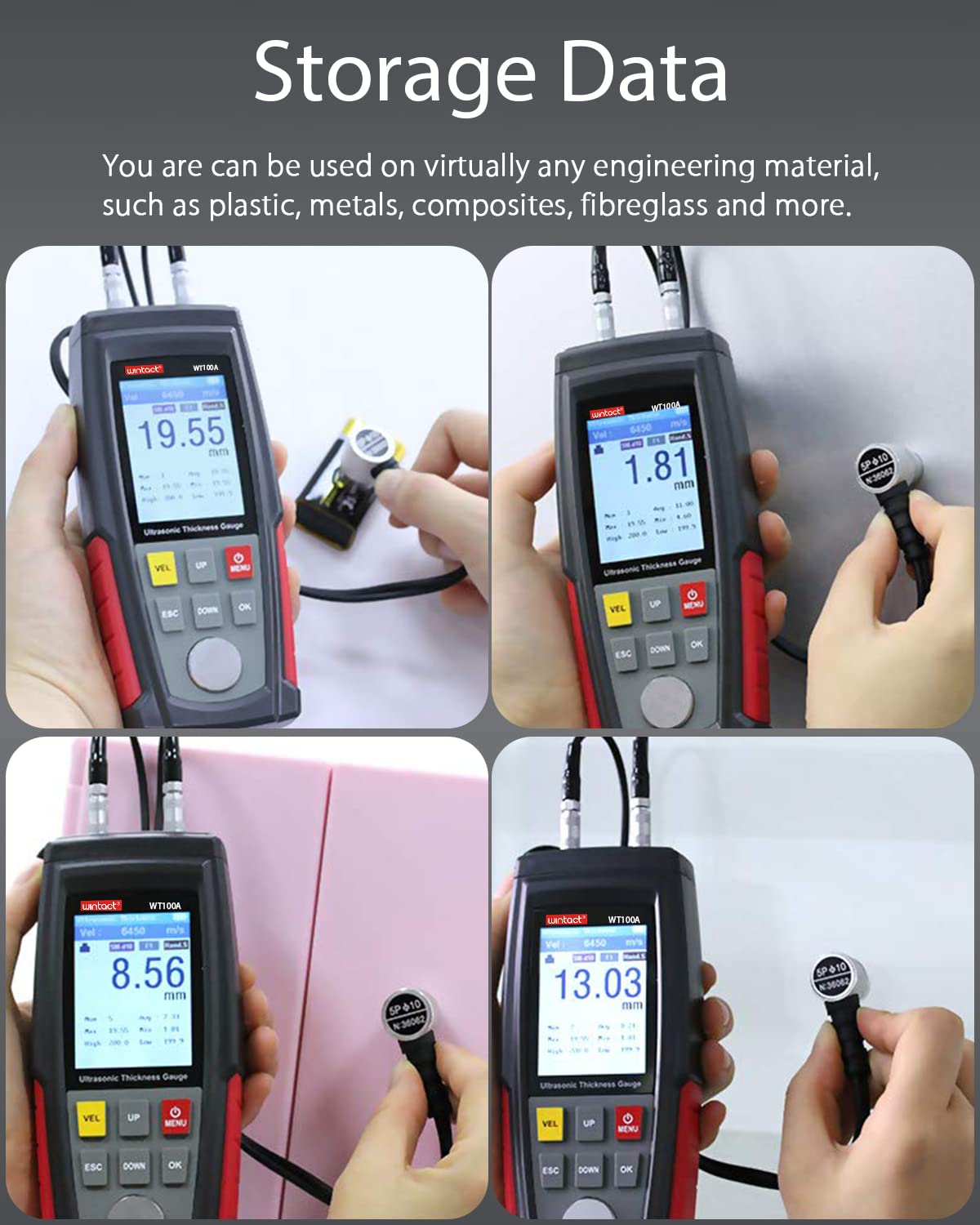 WINTACT - ULTRASONIC THICKNESS GAUGE (WT100A)