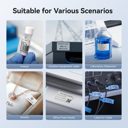 NB589 - NIIMBOT - MODEL: M2_H - THERMAL TRANSFER BLUETOOTH LABEL PRINTER - 300DPI - INCLUDING BLACK RIBBON CARTRIDGE & 50*30MM LABEL ROLL