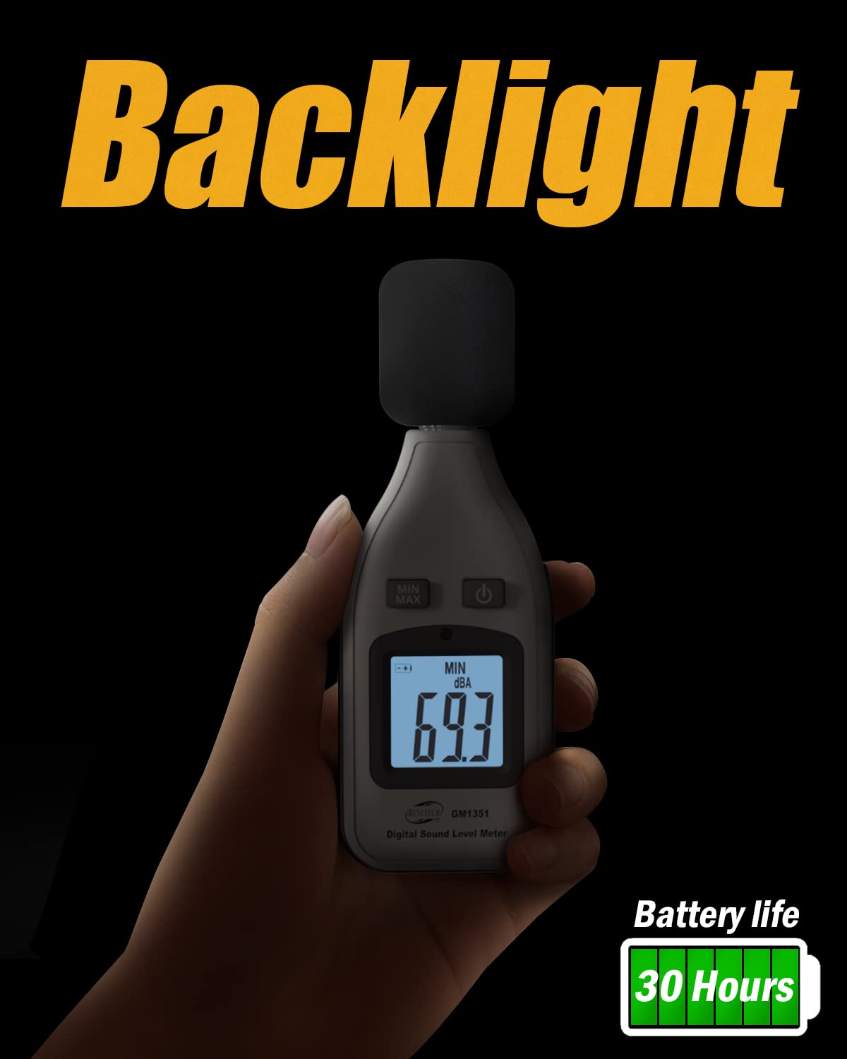 BENETECH - DIGITAL SOUND LEVEL METER (GM1351)