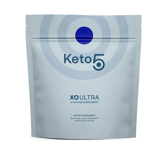 KETO 5 - XO ULTRA - LIQUID - D-KETONE SALT BHB - 30 SACHETS - 10ML PER SERVING