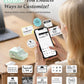 NB109 - NIIMBOT - B21 - PORTABLE THERMAL LABEL BLUETOOTH PRINTER INCLUDING FREE LABEL (50*30MM - WHITE)