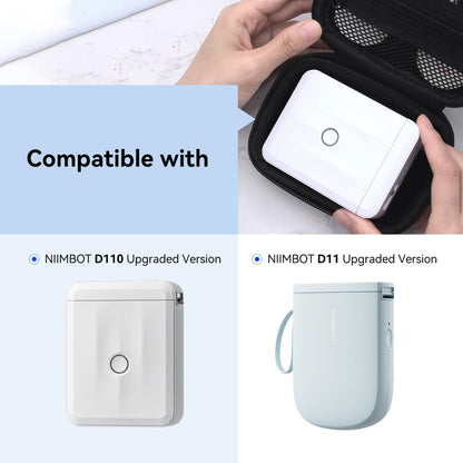 NIIMBOT - D11_H / D110_M - STORAGE CASE FOR PRINTER & LABELS - BLACK