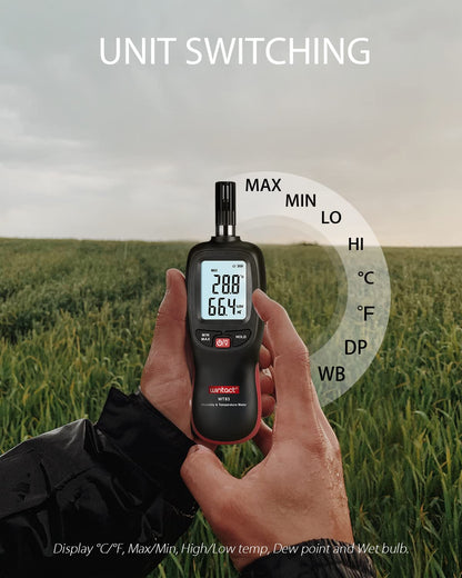 WINTACT - HUMIDITY AND TEMPERATURE METER (WT83B)