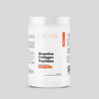 UVORA - BIOACTIVE COLLAGEN PEPTIDES - BODY TONING - 300 GRAMS