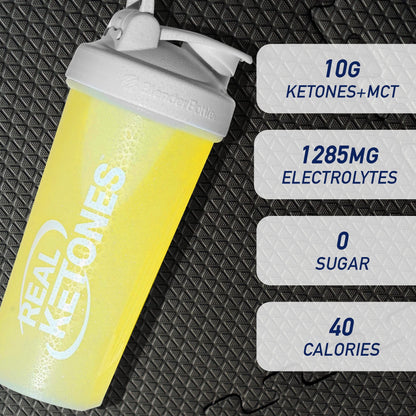 REAL KETONES - ELEVATE - D-BHB & MCT & ELECTROLYTES - 30 STICK PACK GUSSET BAG