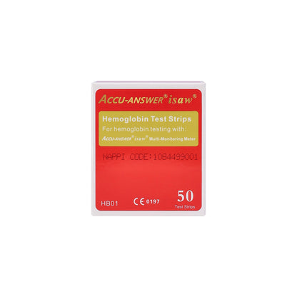 ACCU-ANSWER® ISAW® - 4 IN 1 - HEMOGLOBIN BLOOD TEST STRIPS (50)