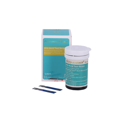 ACCU-ANSWER® ISAW® - 4 IN 1 - URIC ACID BLOOD TEST STRIPS (25)