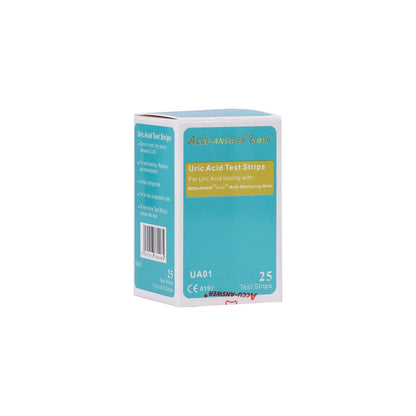 ACCU-ANSWER® ISAW® - 4 IN 1 - URIC ACID BLOOD TEST STRIPS (25)