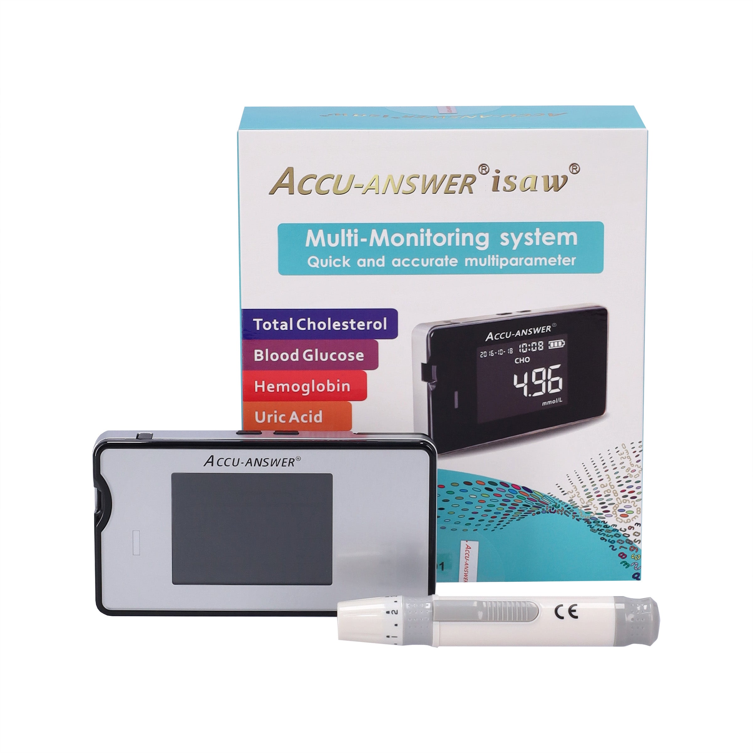 ACCU-ANSWER® ISAW® - 4 IN 1 - BLOOD TEST METER ONLY