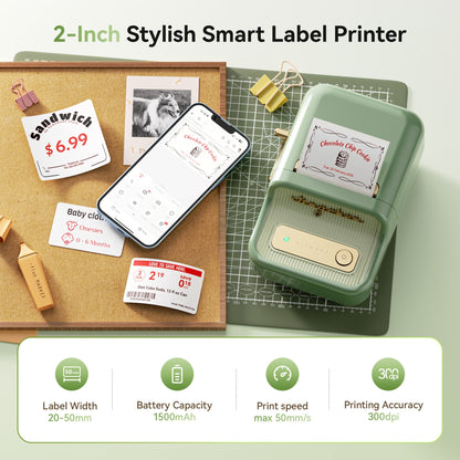 NB607 - Niimbot - B21-Pro - 300DPI - Portable Thermal Label Bluetooth Printer