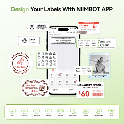 NB607 - Niimbot - B21-Pro - 300DPI - Portable Thermal Label Bluetooth Printer