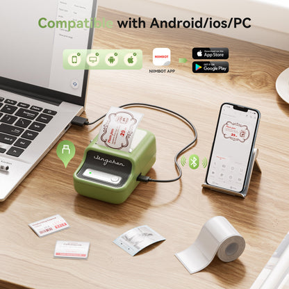 NB607 - Niimbot - B21-Pro - 300DPI - Portable Thermal Label Bluetooth Printer