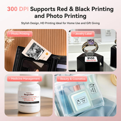 NB607 - Niimbot - B21-Pro - 300DPI - Portable Thermal Label Bluetooth Printer