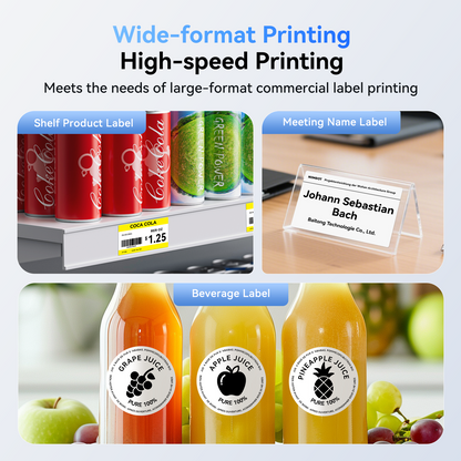 NB609 - Niimbot - B4 - Bluetooth Portable Shipping Thermal Label Printer With Free Roll