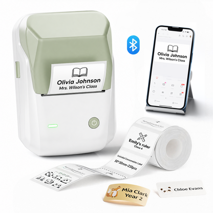 NIIMBOT - B1 Bluetooth Label Printer Incl Label Roll