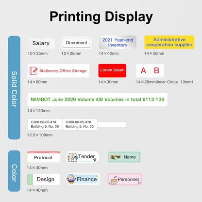 NB426 - NIIMBOT - B18 - RIBBON CARTRIDGES