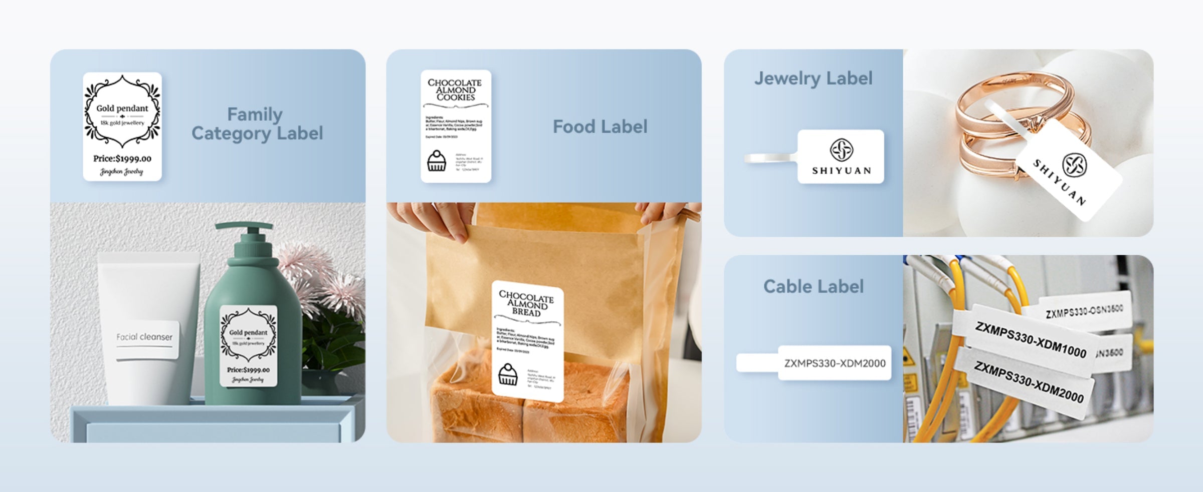 NB493 - NIIMBOT - B1 - PORTABLE THERMAL LABEL BLUETOOTH PRINTER INCLUDING FREE LABEL (50*30MM - WHITE)