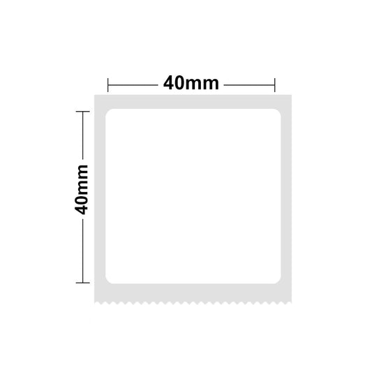 NB191 - NIIMBOT - B1 / B21 / B3S - 40X40MM - 180 LABELS PER ROLL - WHITE