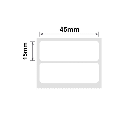 NB194 - NIIMBOT - B1 / B21 / B3S - T45*15MM/2R - 460 LABELS PER ROLL - WHITE