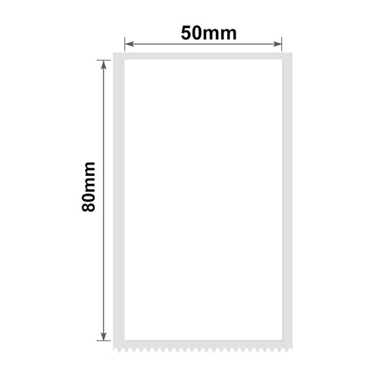 NB202 - NIIMBOT - B1 / B21 / B3S - T50X80MM - 95 LABELS PER ROLL - WHITE
