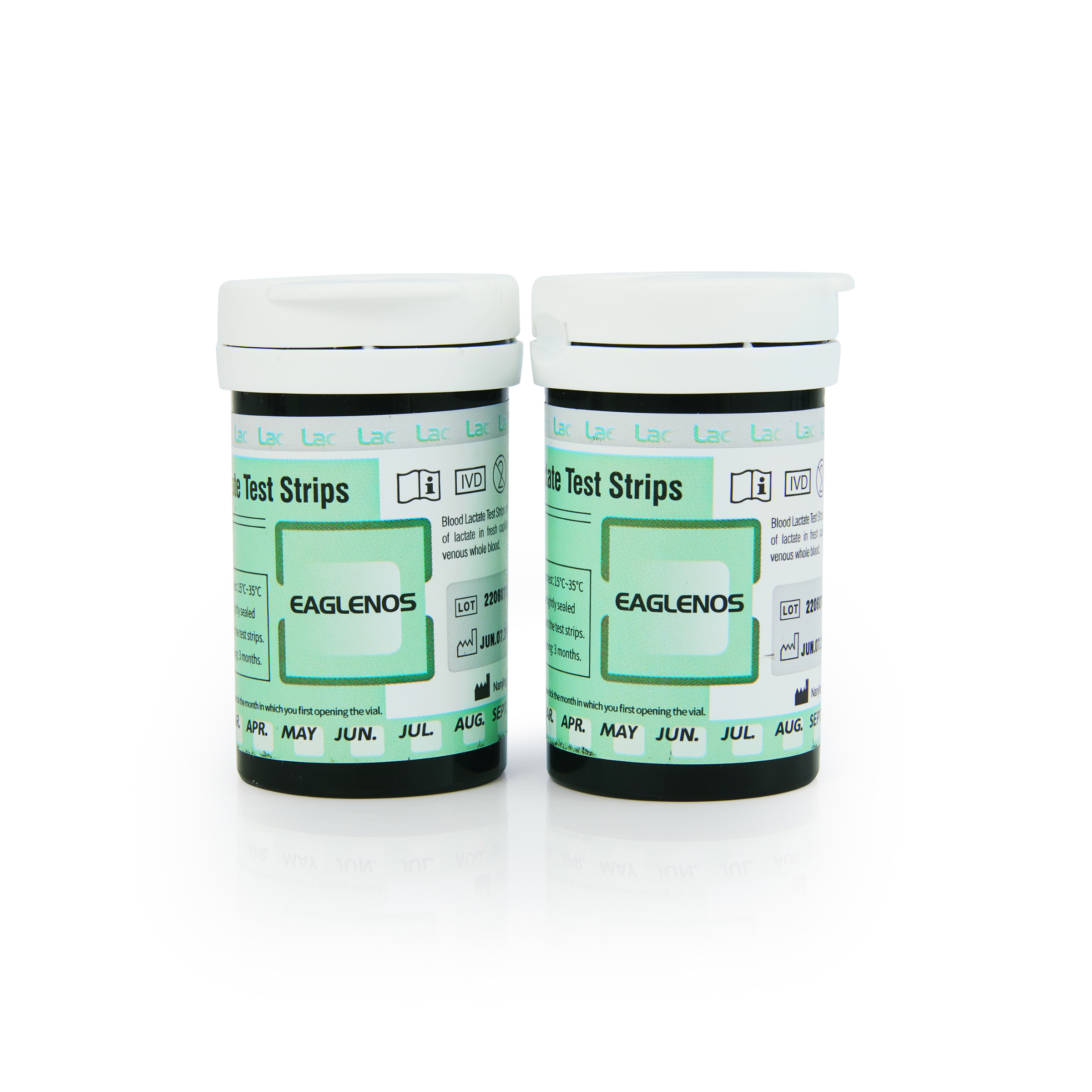 EAGLENOS - LACTATE START-UP BLOOD TEST METER KIT (EN310) - INCLUDES 50 LACTATE STRIPS