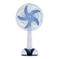 D&A HEALTH - RECHARGEABLE PORTABLE TABLE FAN WITH LED LIGHT - 16 INCHES